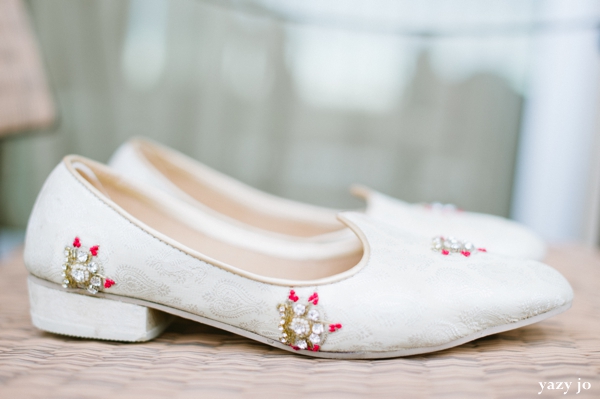 traditional indian wedding shoes for an indian groom