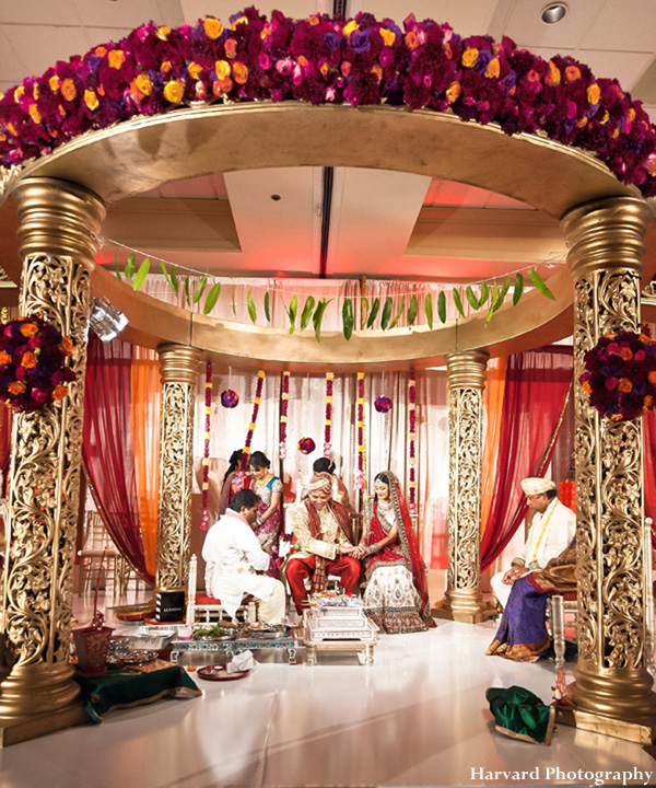 Majestic Indian Wedding Ceremony by Harvard Photography 