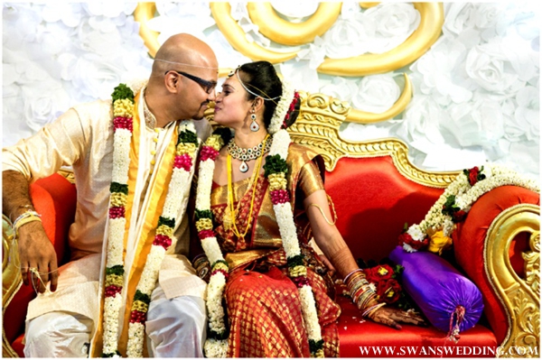 south indian wedding dress for bride and groom